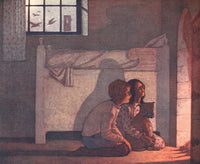 The Blue-bird poster print by Winifred Cayley-Robinson, vibrant colors and intricate details.