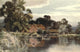 Winchester 1910 Shawford Mill Poster Print by Wilfrid Ball, showcasing a serene landscape.