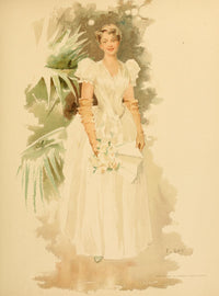 Point Lace & Diamonds 1891 Debutante Poster Print by Francis Day