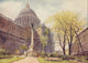 St. Paul's Cathedral London 1910 Poster Print by Lawrence Deller