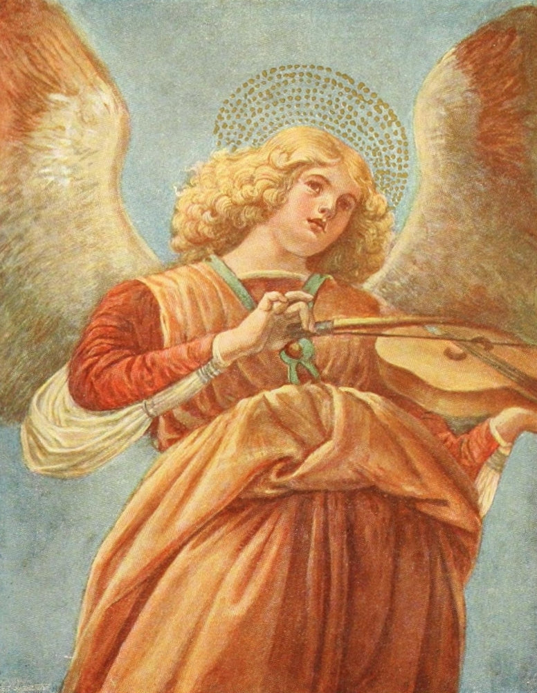Handbuch der Kunstgeschichte 1912 Musical Angel Poster Print by Melozzo da Forli