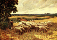 In Unfamiliar England 1910 On the Downs Poster Print by Wilfrid Ball