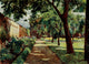 Gardens of Celebrities 1918 Hogarth House Poster Print by J. MacGregor
