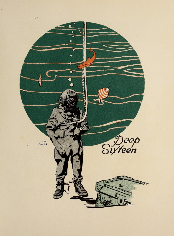 Lucky Bag 1919 Deep Sixteen Poster Print by M.D. James