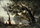 Souvenir d'Italie Poster Print by Jean-Baptiste Camille Corot, showcasing tranquil Italian landscapes.