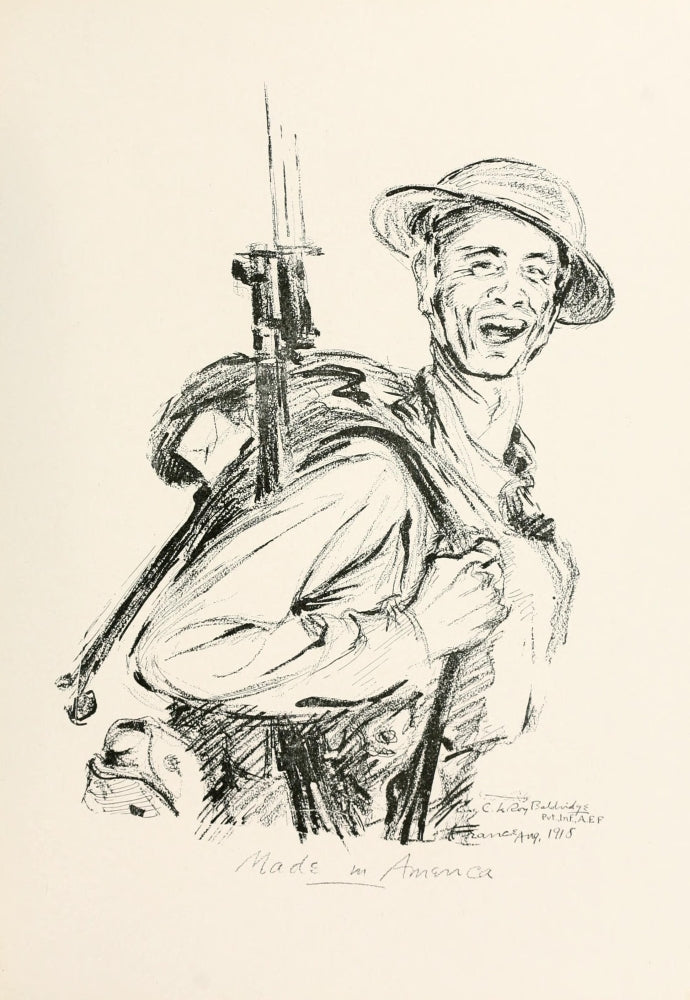 I Was There 1919 Made in America Poster Print by C. Leroy Baldridge