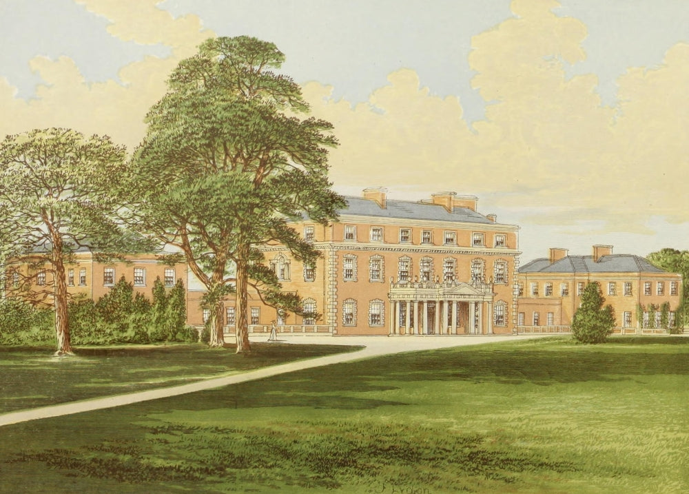 Views of Seats 1880 Trafalgar House Poster Print by A.F. Lydon
