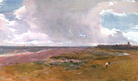 Royal Institute 1906 Southwold Beach Poster Print by Thomas Collier