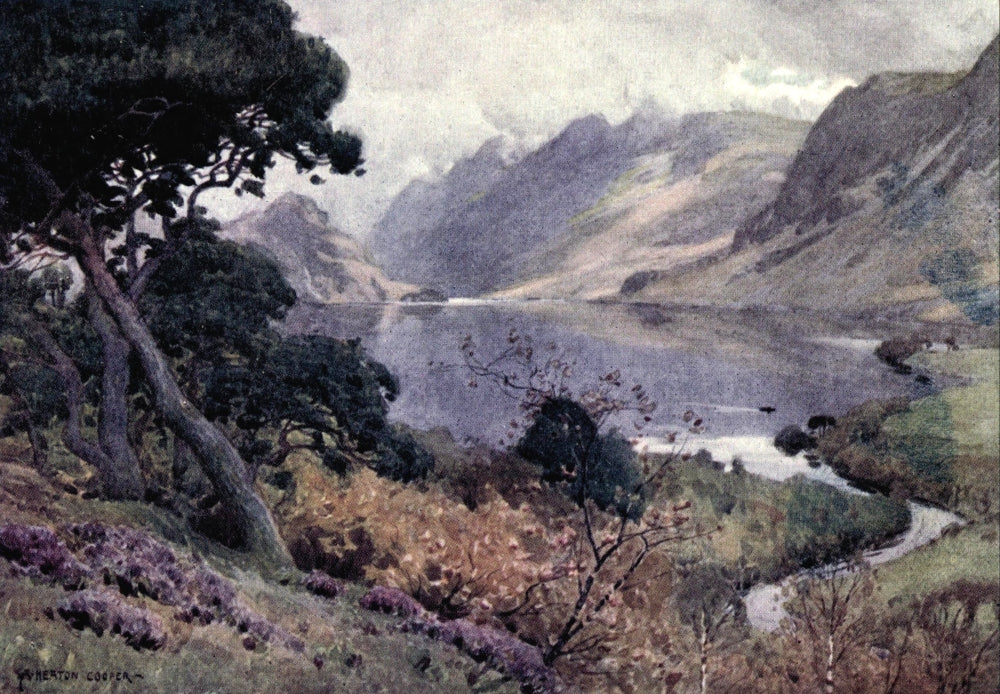 English Lakes 1908 Crummock Water from Scale Hill Poster Print
