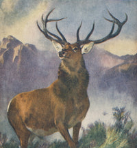 Monarch of the Glen Art Print by Edwin Landseer, showcasing a majestic stag in nature.