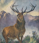 Monarch of the Glen Art Print by Edwin Landseer, showcasing a majestic stag in nature.