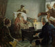 The Death of Mozart Poster Print from the Steinway Collection by Chas E. Chambers.