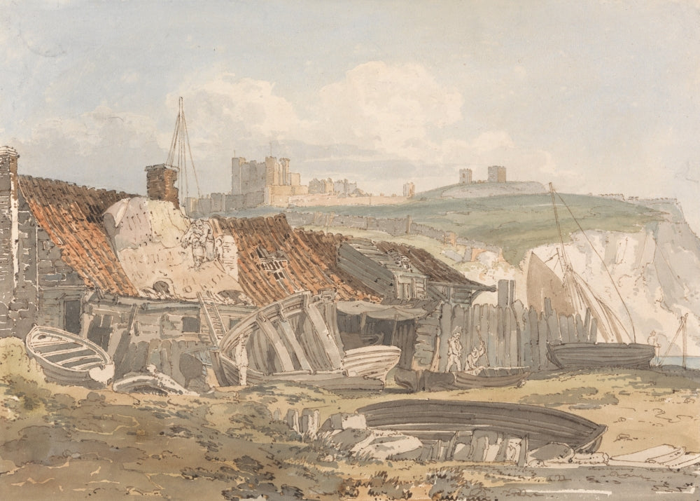 Dover Poster Print by Thomas Girtin showcasing beautiful landscape art.
