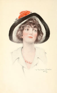 Saturday's Child 1914 Girl Poster Print by F. Graham Cootes