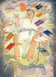 Hullo Boys, The Wireless Uncles' Annual 1924 cricket poster print by Will Dyson.