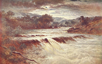 Wild Water, North Wales Poster Print by Benjamin W. Leader