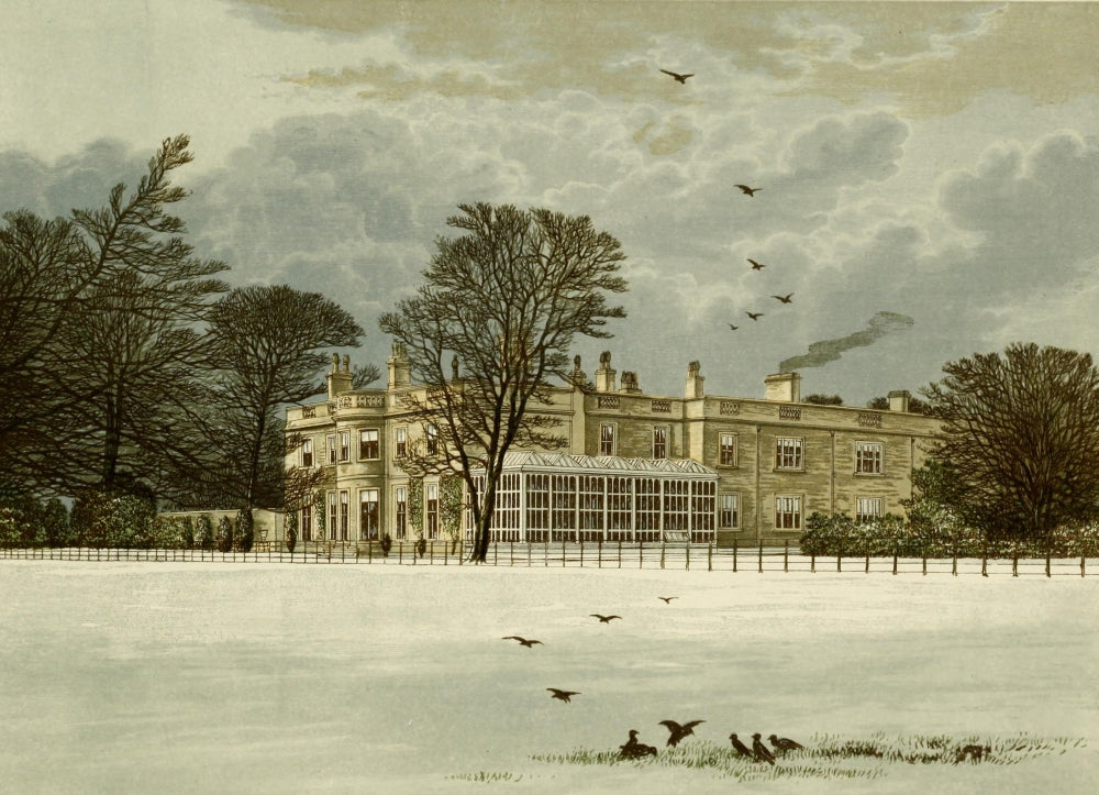 Views of Seats 1880 Ednaston Lodge Poster Print by A.F. Lydon