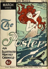 The Poster 1900 Cover Art Print by Stewart Browne showcasing vintage design.