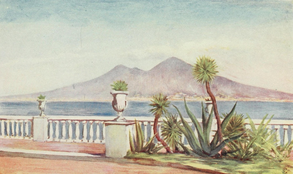 Naples 1904 Villa Gallotti, Posillipo Poster Print by Augustine Fitzgerald