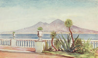 Naples 1904 Villa Gallotti, Posillipo Poster Print by Augustine Fitzgerald