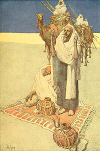 Egypt and its Monuments 1908 Art Print by Jules Guerin showcasing ancient architecture.