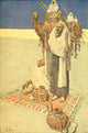 Egypt and its Monuments 1908 Art Print by Jules Guerin showcasing ancient architecture.