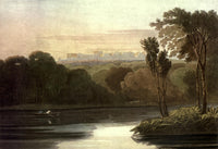 David Cox 1922 View of Windsor Castle Poster Print artwork.
