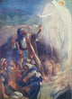 Stories about Jesus Angel Appearing to Shepherds Poster Print by Harold Copping.