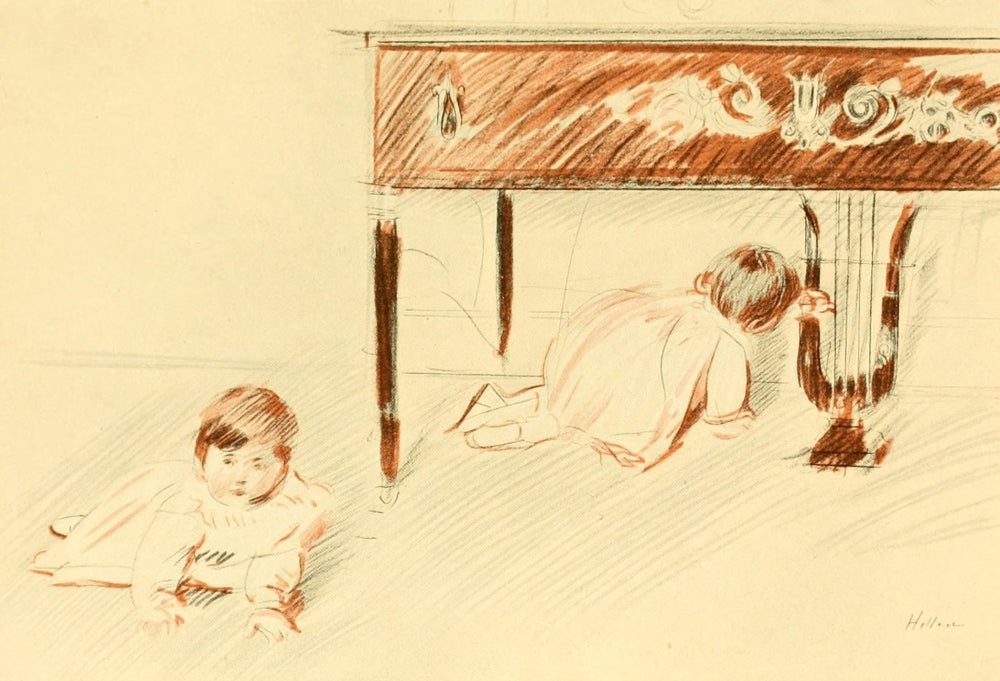 Le Piano Empire Poster Print by Paul César Helleu, elegant music artwork