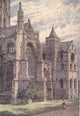 Canterbury 1907 South Side of Cathedral Poster Print by William B. Gardner