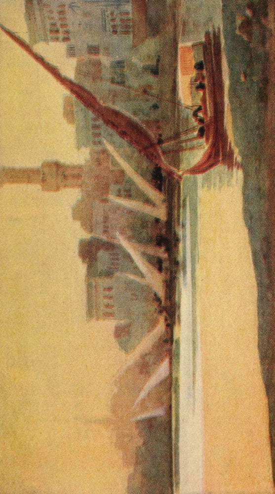 Egypt & How to See It 1907 At Damietta Poster Print by Augustus Osborne Lamplough