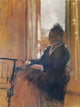 Woman at the Window Art Print by Edgar Degas in multiple sizes.