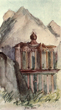 Sinai & Petra 1907, The Deir Poster Print by Frances M. Hornby