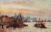Scenery of London 1905 Greenwich Poster Print by Herbert Marshall