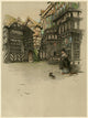 Old Manor Houses Moreton Old Hall Poster Print by Cecil Aldin