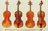 Musical Instruments 1921 Violins Poster Print by William Gibb