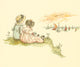 Marigold Garden Poster Print by Kate Greenaway showcasing vibrant colors and intricate details.
