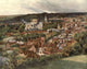 Winchester 1910 Poster Print by Wilfrid Ball depicting the view from St. Giles's Hill