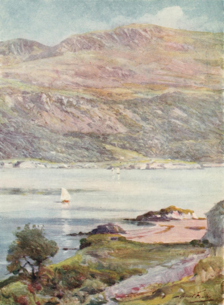 Wales 1911 Cardigan Bay Poster Print by Robert Fowler