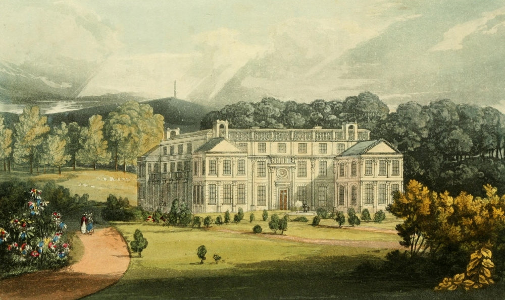Appuldurcombe House Poster Print by J. Gendall, showcasing classic architecture.