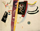 Violet-Orange 622 Art Print by Wassily Kandinsky featuring vibrant colors and abstract design.