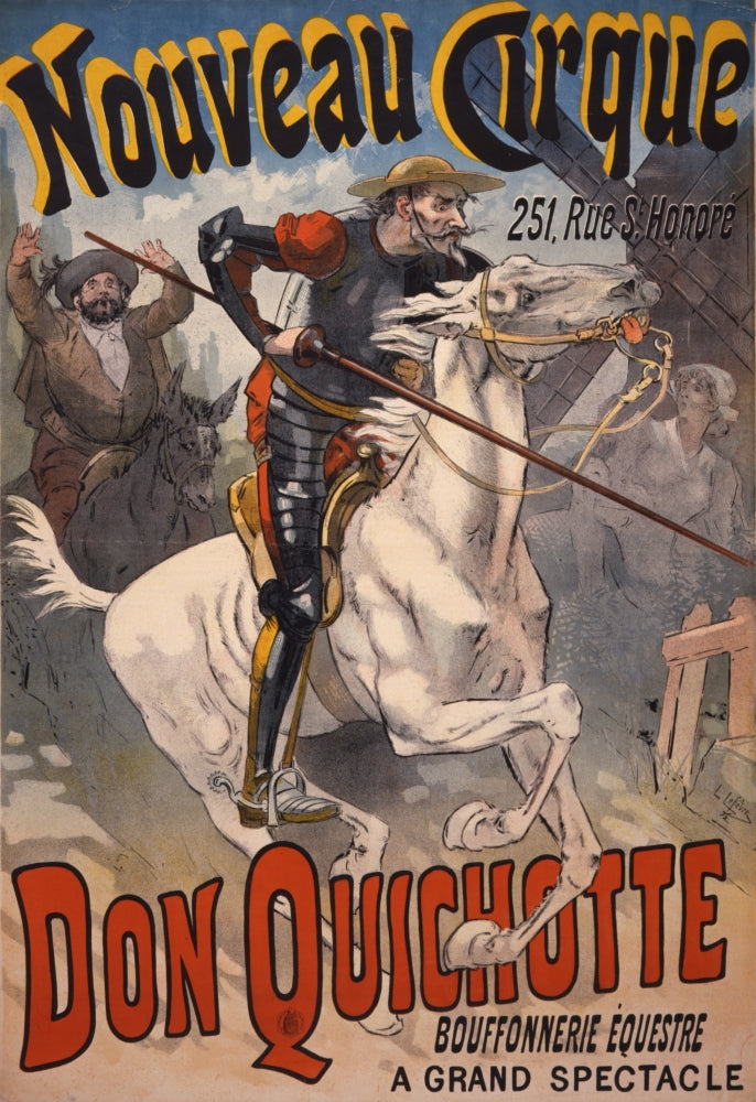Don Quichotte 1892 Art Print by Lucien Lefèvre, vibrant colors and intricate details