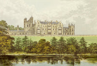 Views of Seats 1880 Worsley Hall Poster Print by A.F. Lydon, historical artwork