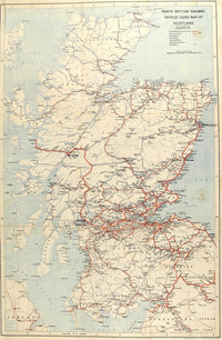 Scotland map poster print showcasing the beauty and landscapes of Scotland.