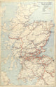 Scotland map poster print showcasing the beauty and landscapes of Scotland.