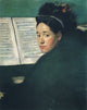 Mlle Marie Dihau Art Print by Edgar Degas, featuring elegant ballet imagery.