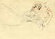 La Dormeuse Poster Print by Paul César Helleu - Elegant artwork of a woman in repose