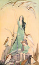 A Little Boy Lost 1920 Birds Came Lower Down Poster Print by Dorothy Lathrop