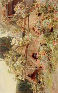 Some English Gardens 1904 Lady Coventry's Needlework Poster Print by George S. Elgood