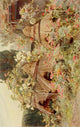 Some English Gardens 1904 Lady Coventry's Needlework Poster Print by George S. Elgood